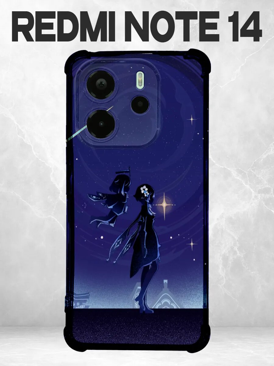Чехол на Redmi Note 14 4G Genshin Impact