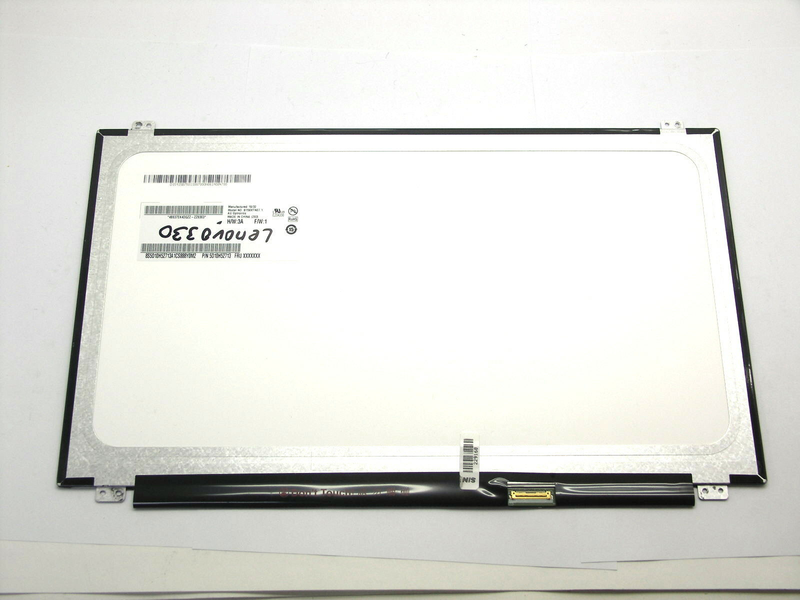 Матрица ноутбука 15,6" B156XTN07.1 1366x768 30pin матовая LED с ушами