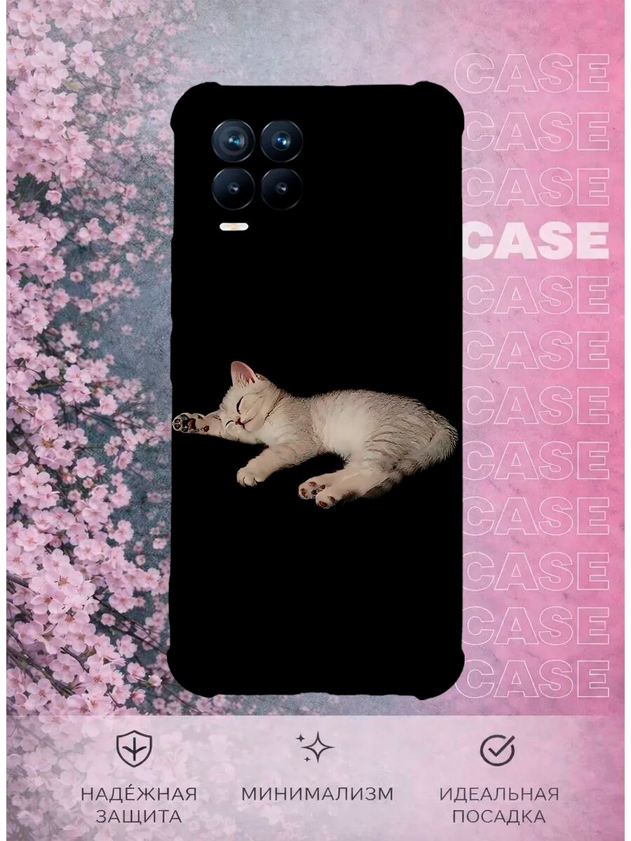 Чехол на Realme 8 с принтом Котик Y2K