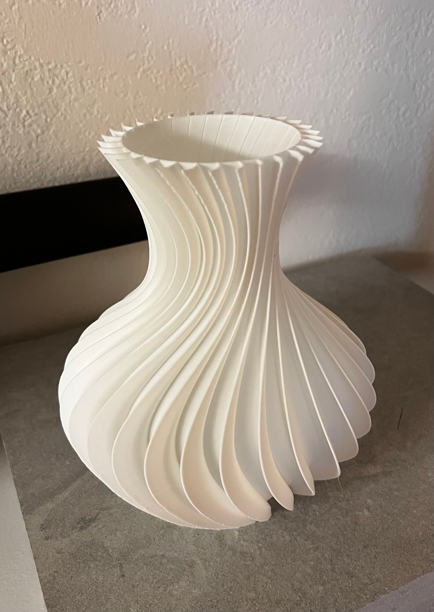 Ваза декоративная дизайнерская, 3D-печать, 3DOPRU арт. VASE-PR-147670