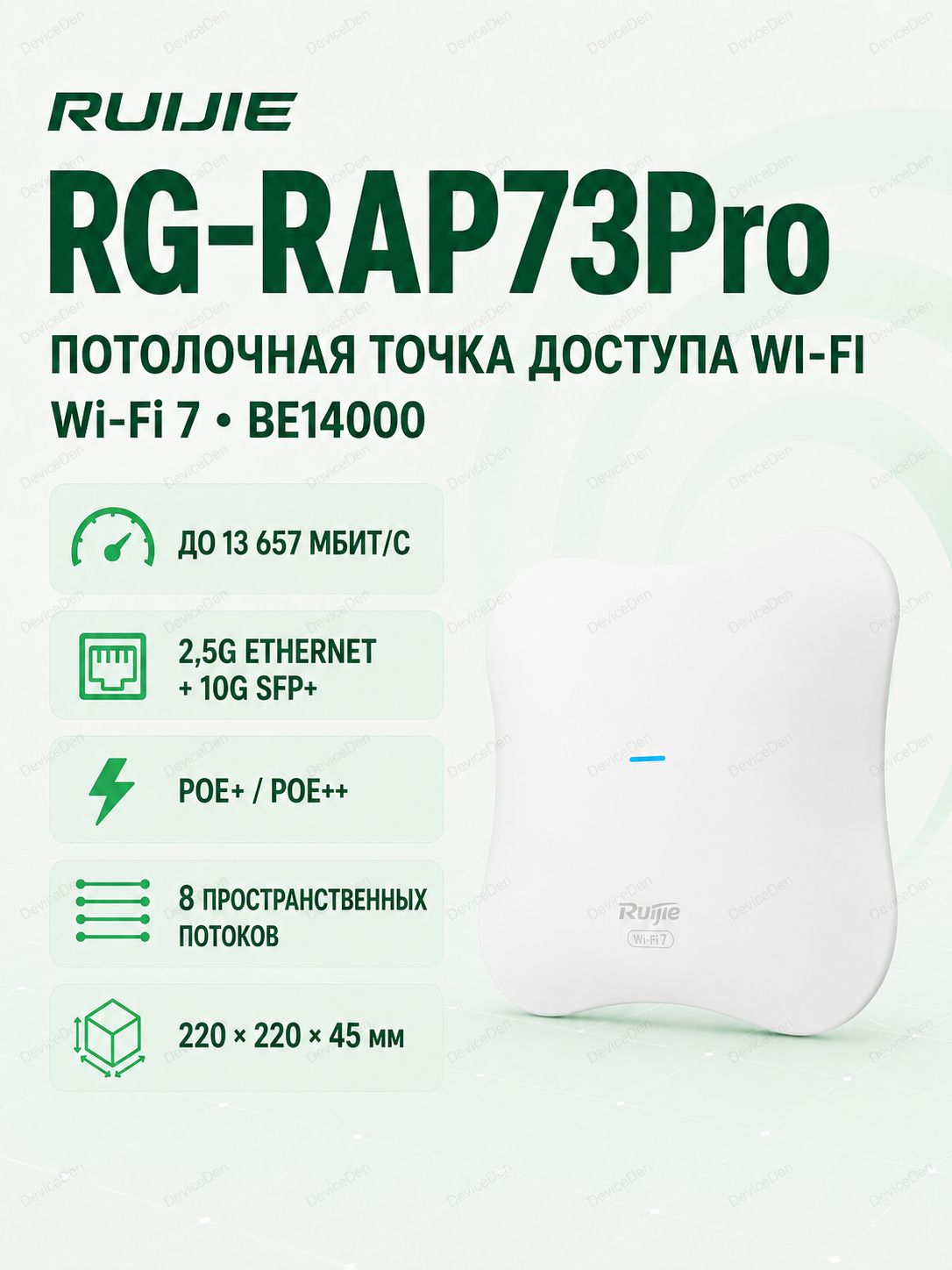 Ruijie RG-RAP73PRO Wi-Fi точка доступа