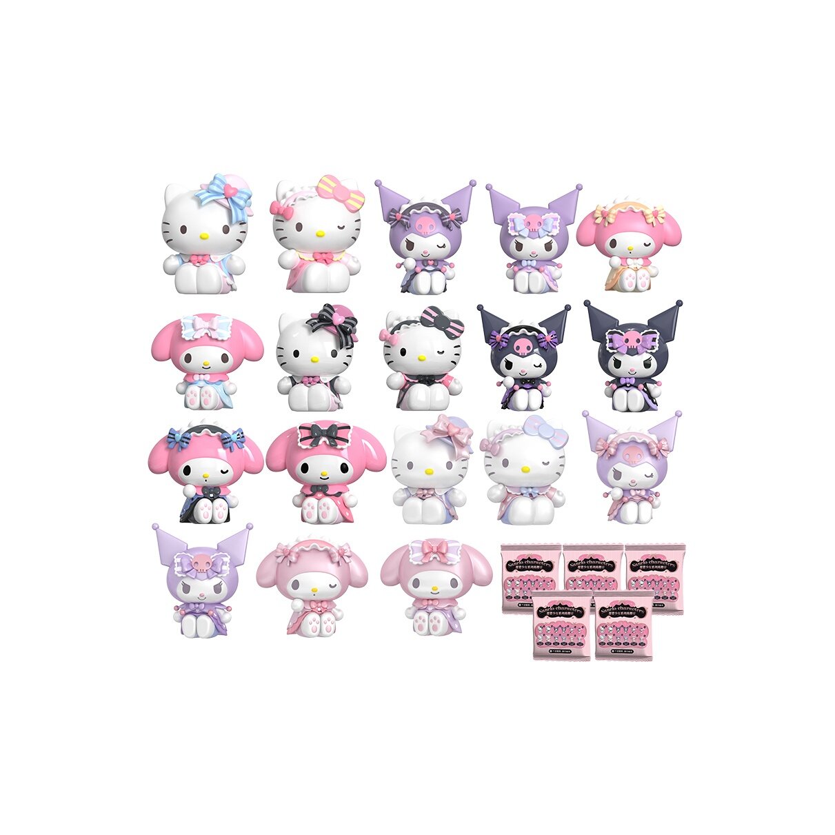 MOETCH Санрио Hello Kitty Сладкий Лилия Девичий серия Группа Милый бобы Мистери Сумка