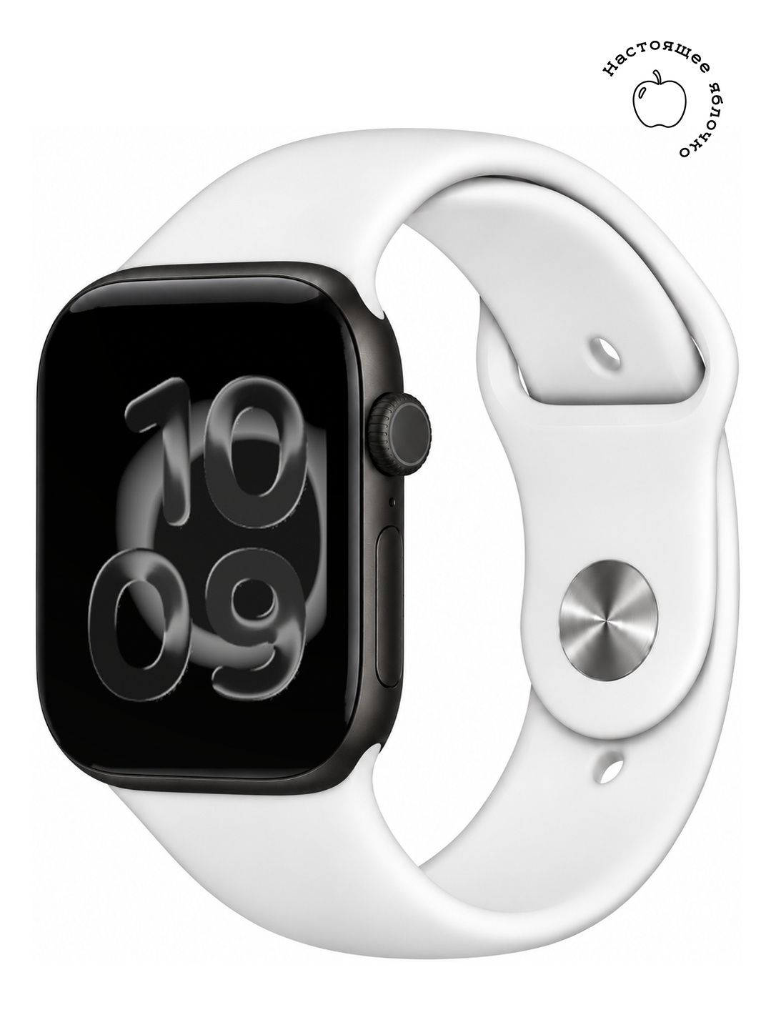 Ремешок Apple Watch Sport Band White M/L 42mm(Series 1-3),44/45/46/Ultra без коробки MTPK2ZM/A