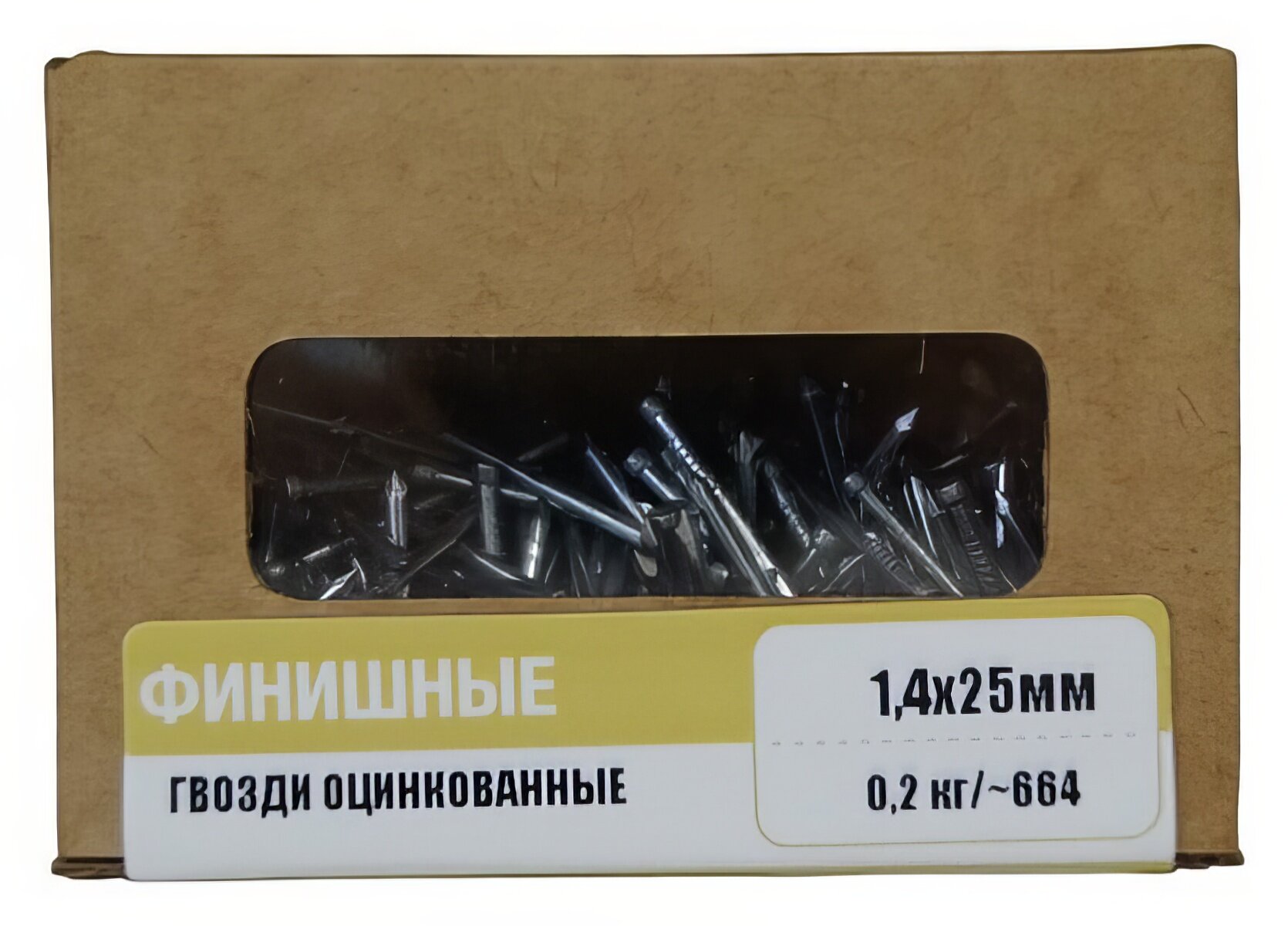 Гвозди финишные Tech-Krep 1.4x25 мм 0.2 кг