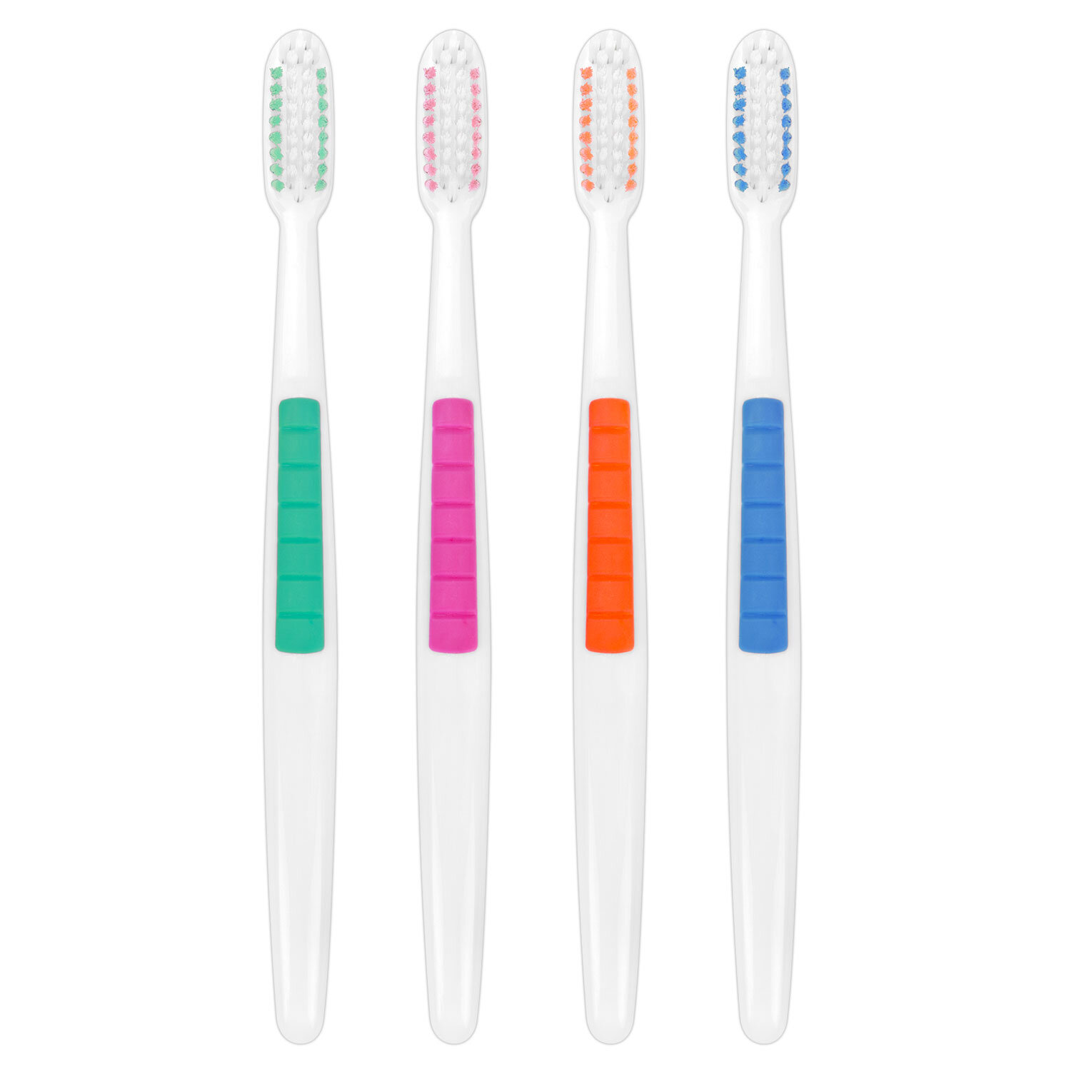 Упаковка 6 шт. Зубная щетка жесткая CLASSIC WHITENING, безопасное отбеливание, комплект 8 шт, LAIMA DENT, 609315