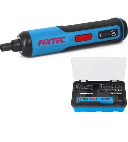 Отвертка аккумуляторная FIXTEC Отвертка аккумуляторная 26 аксессуаров Fixtec, регулировка крутящего момента, 3 скорости, кейс