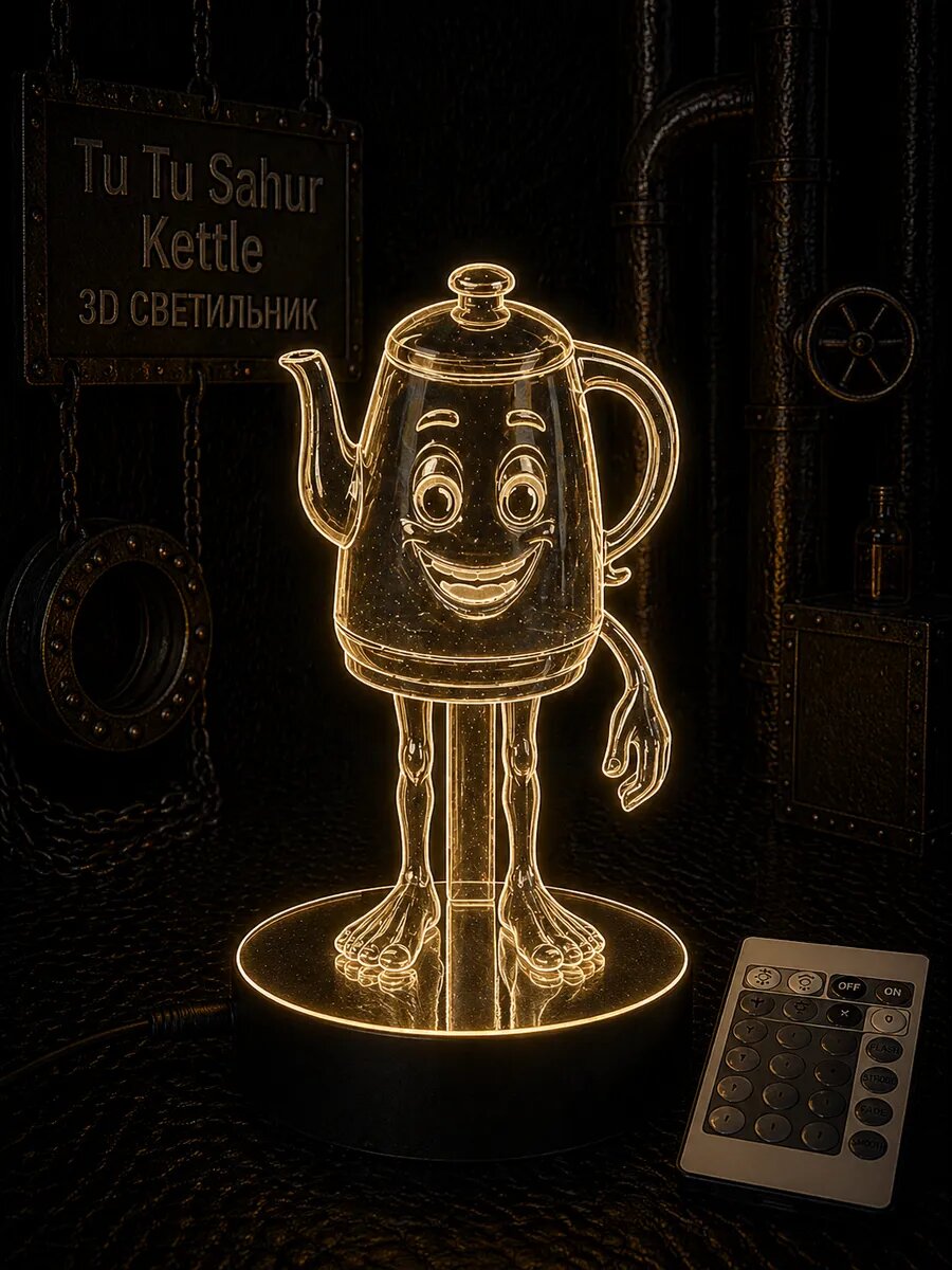 Чайник Ту Ту Сахур фигурка Брейнрот / Tu Tu Sahur Kettle