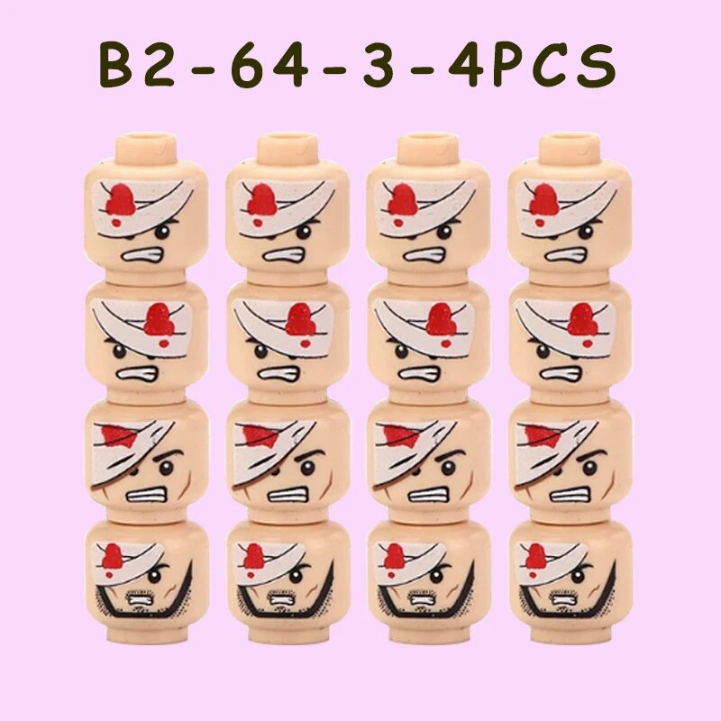 Солдат Вторая мировая война, Бежевый B2-64-3-4PCS