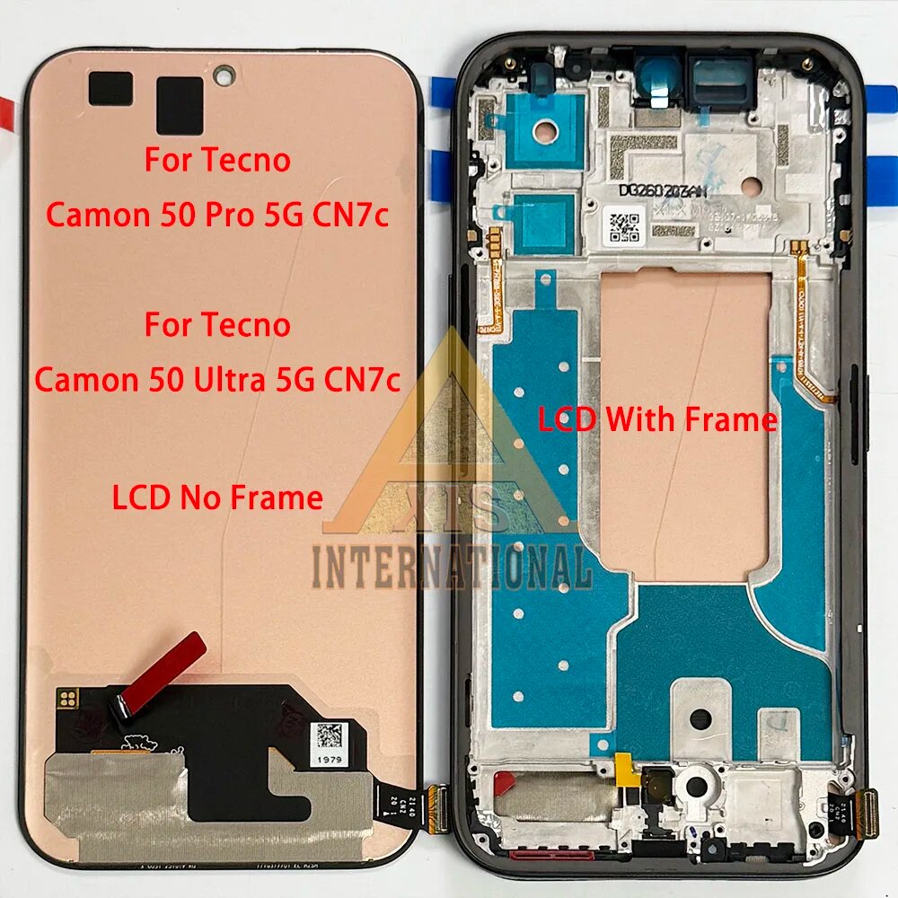 Оригинальный AMOLED-дисплей для Infinix Tecno Camon 50 4G CN5, LCD-экран для 50 4G CN5 BlackFrame