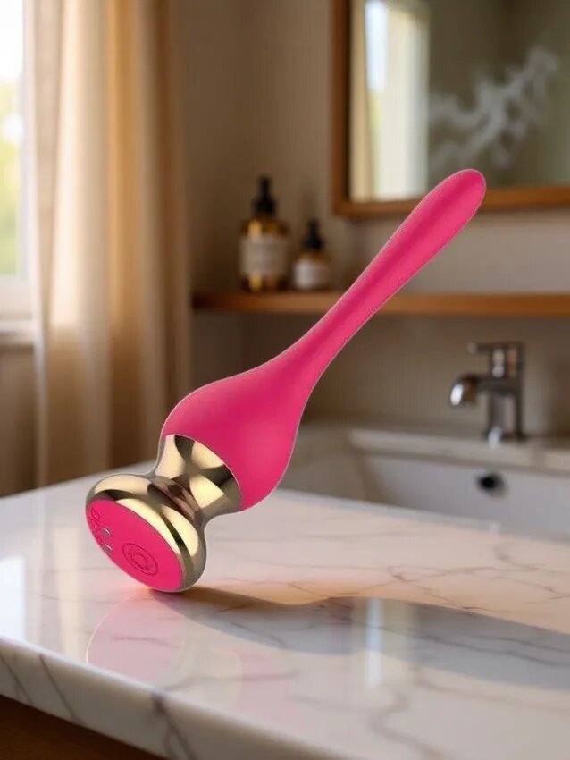Вибромассажер для сосков Nipple Vibrator, 10 режимов, силикон, розовый 14,5 см.