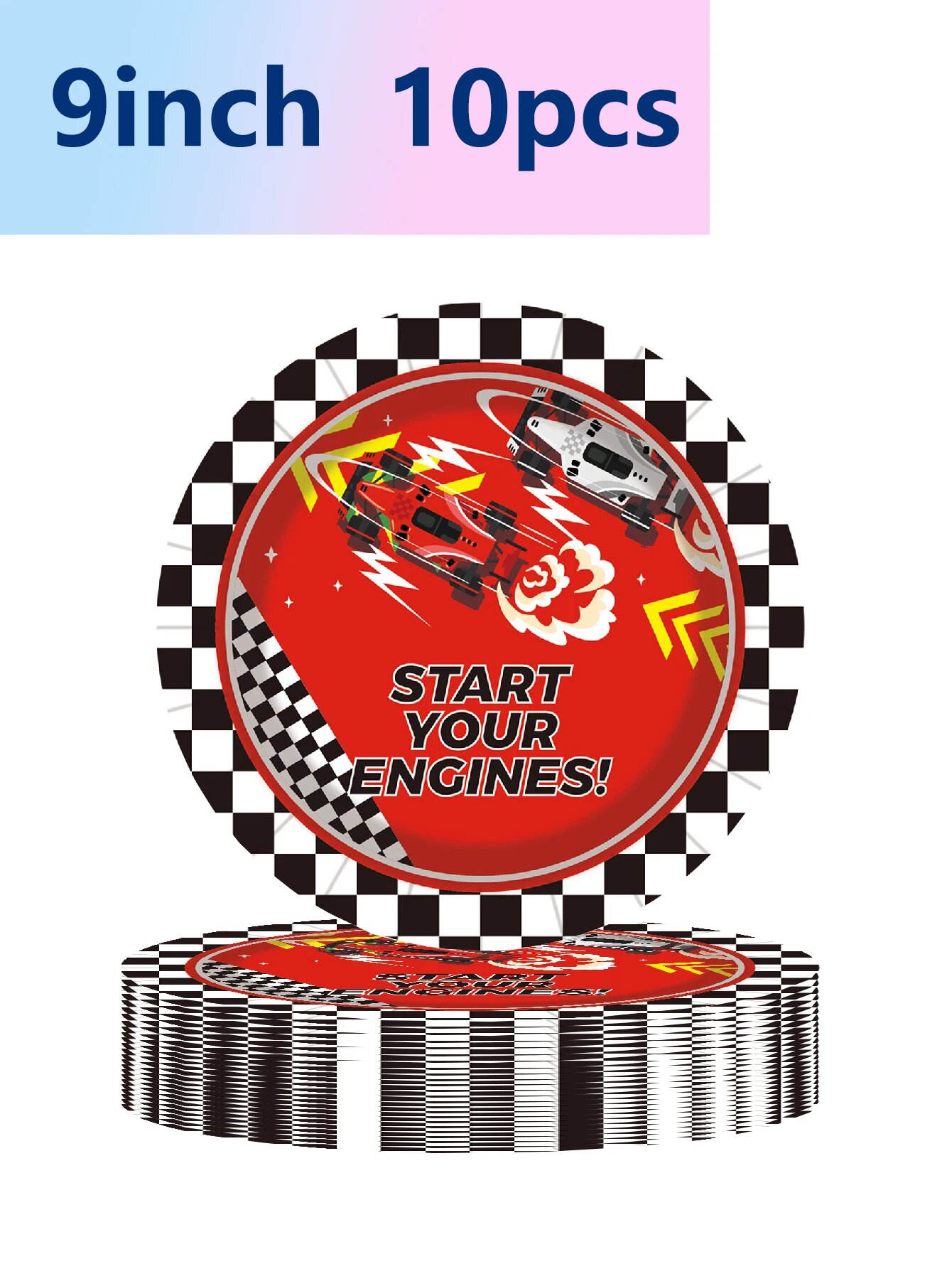 Шлемы для вечеринок 10pcs 9in plate