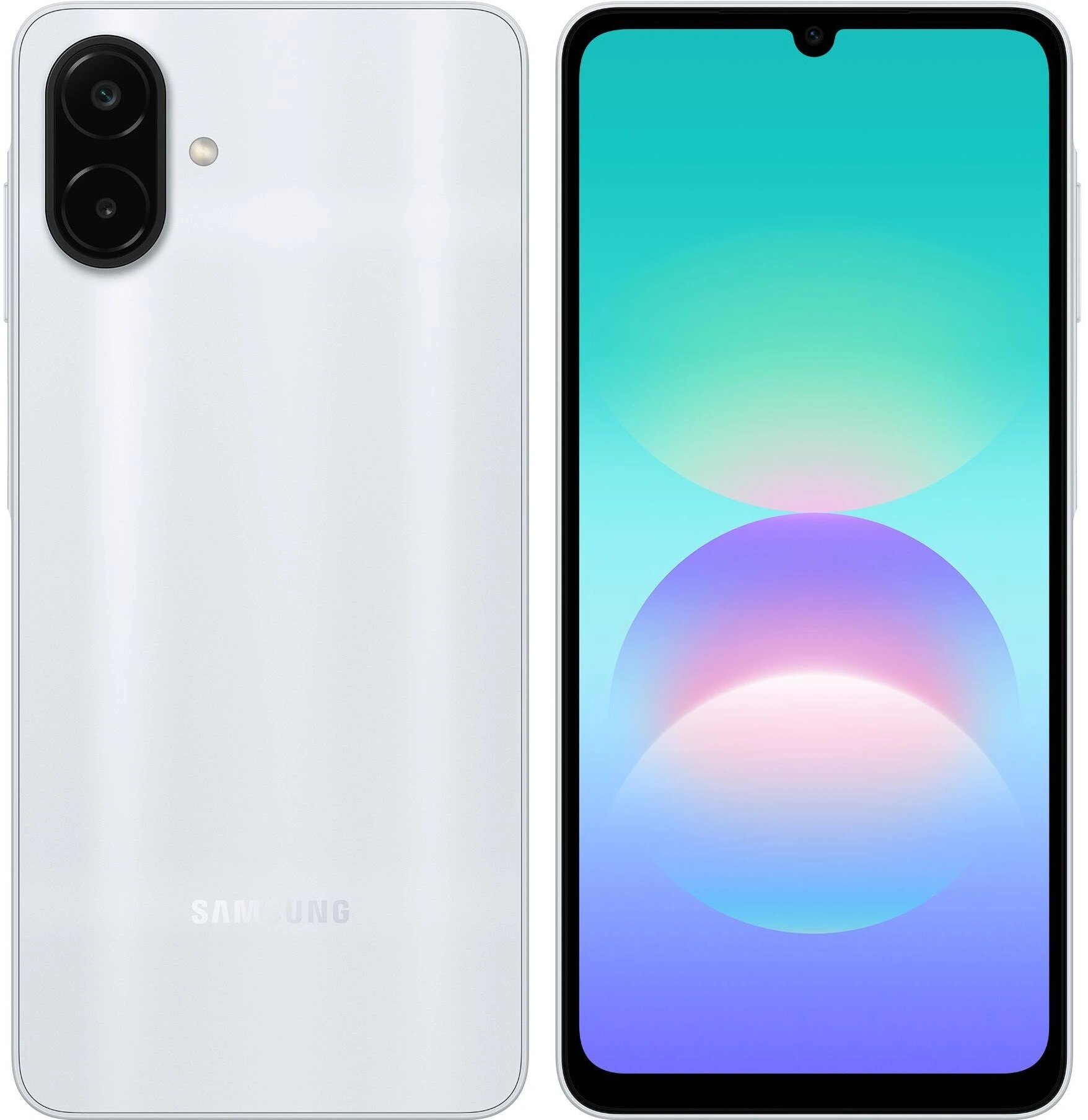 Смартфон Samsung Galaxy A08 4/128Gb, серебряный