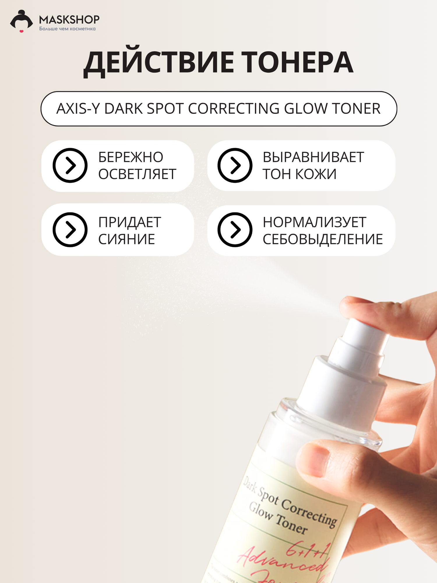 Набор миниатюр для ухода за кожей AXIS-Y The Mini Glow Trio 3 в1 — фото 1
