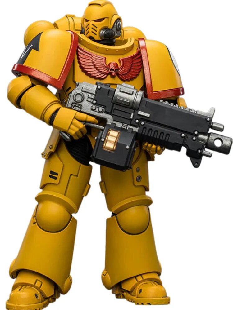 JOYTOY warhammer 40000 Intercessor with Rifle, Bolt Pistol and Chainsword 1/18 nодаpок коллекция игрушек