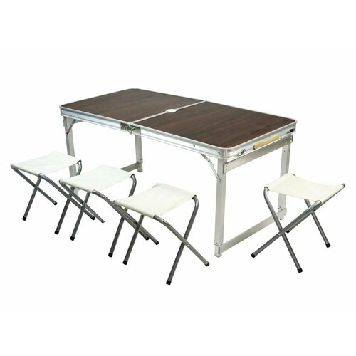 Стол складной усиленный с 4 стульями для пикника и кемпинга 5099₽