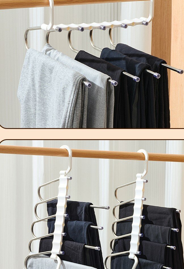 Вешалка для брюк / Органайзер для хранения / Вешалка-трансформер ...