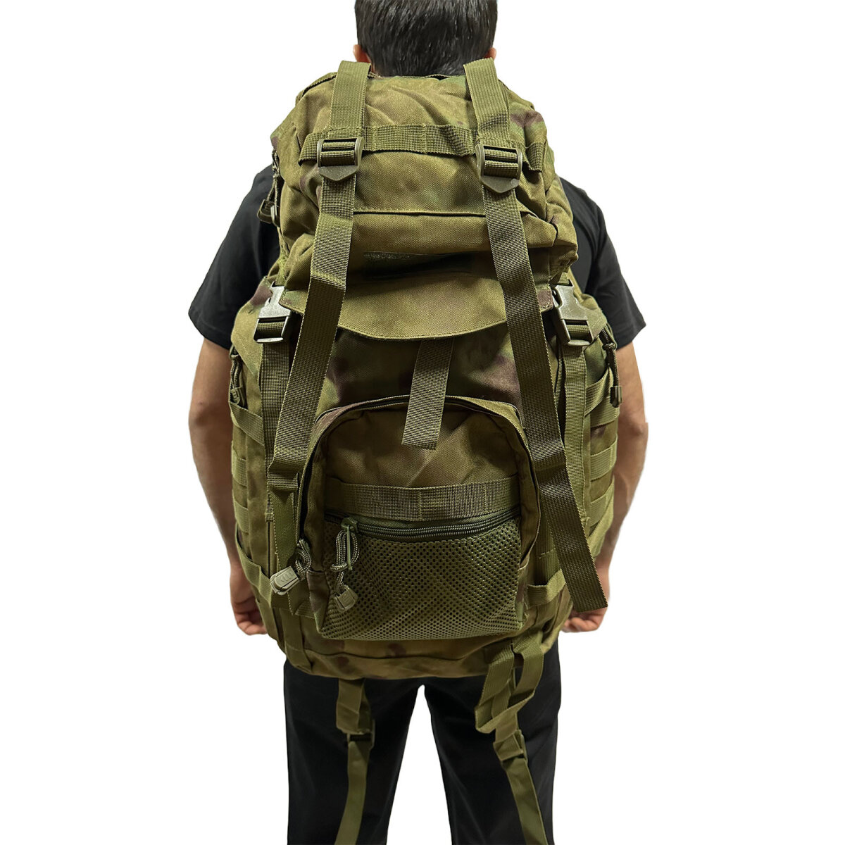 Армейский походный рюкзак полевой (защитный камуфляж) (35-50 л) (CH-063)