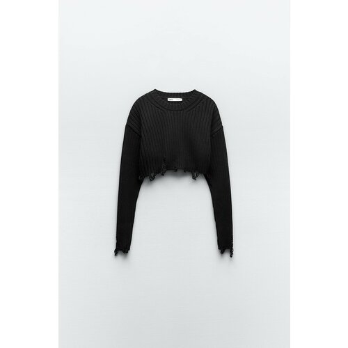 Свитер Zara, размер XS, черный