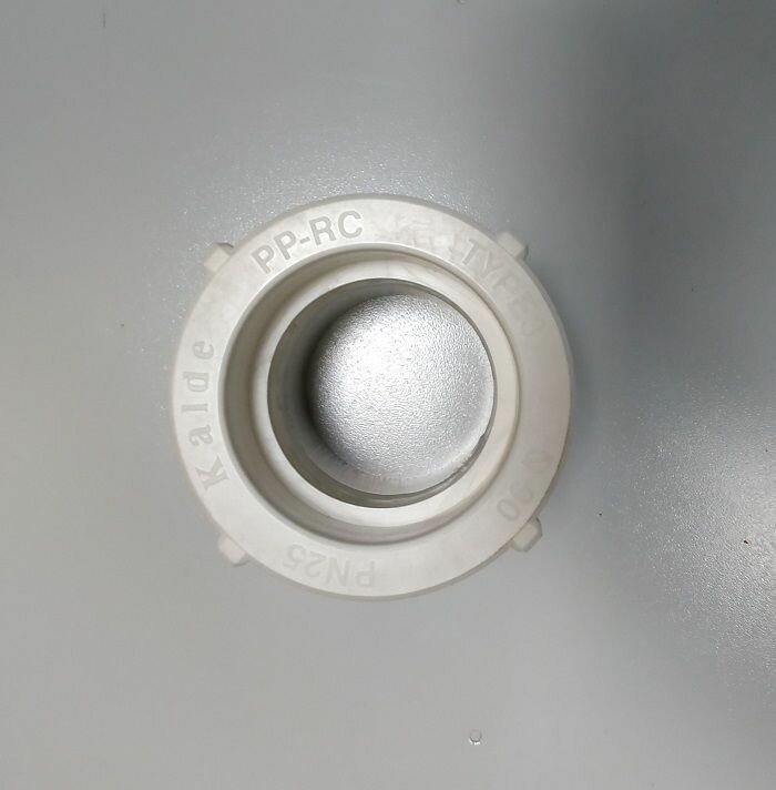 Муфта полипропиленовая 90*3" НР Kalde под ключ, 3222-nmo-903006 — фото 1