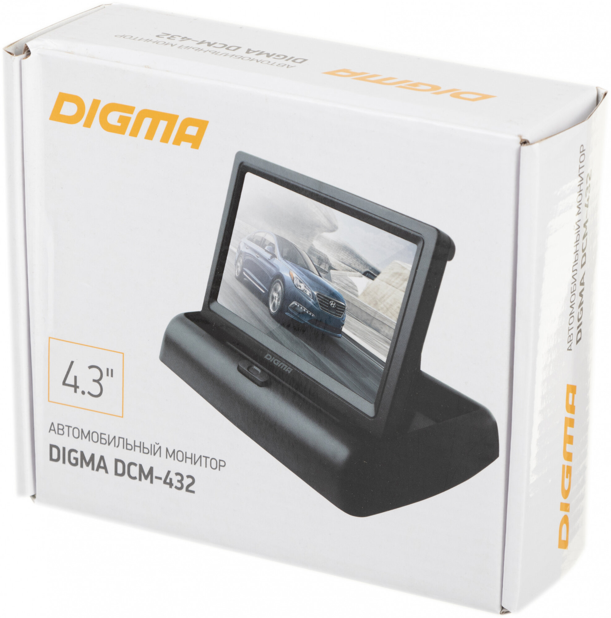 Автомобильный монитор Digma 4.3" 16:9 480x272 2.5Вт - фото №12