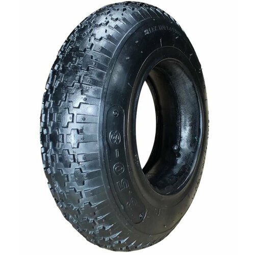 Комплект, покрышка с камерой для садовой/строительной тачки 3.50-8 с добавлением компонентов, устраняющих запах