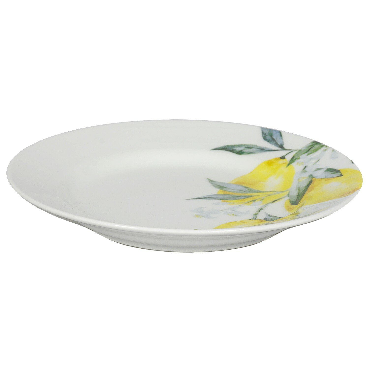 фото Тарелка десертная Лимоны, 20 см, фарфор