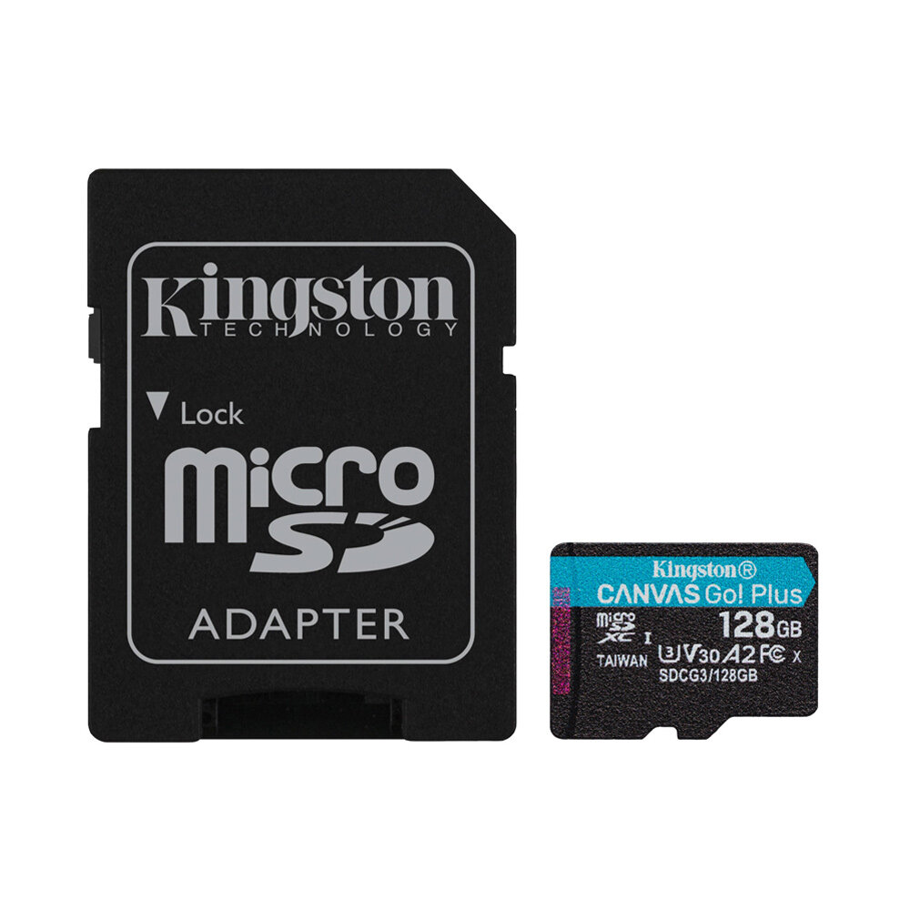 Карта памяти microSDXC UHS-I U3 KINGSTON Canvas Go! Plus 128 ГБ, 170 МБ/с, Class 10, , 1 шт. - фото №9