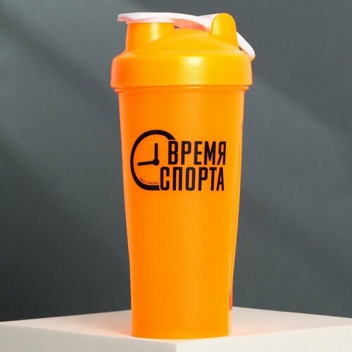 фото Шейкер пластиковый «время спорта», 600 мл svoboda voli