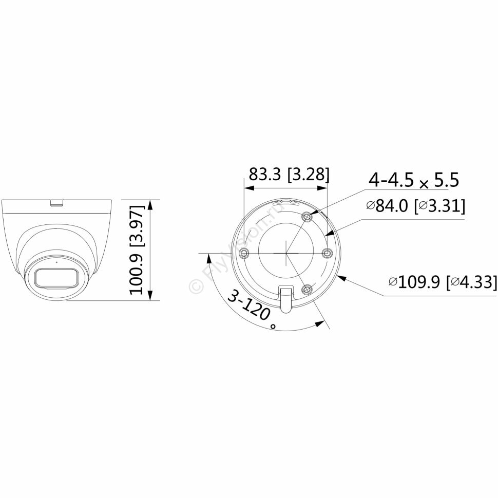 IP камера Dahua DH-IPC-HDW2431TP-AS-0280B