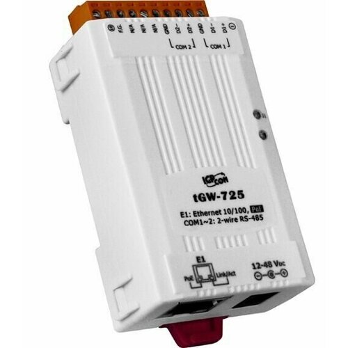 Преобразователь ICP DAS tGW-725 CR s7 tcp io8r a rtu expand relay ethernet high speed communication module 8i 8o 6ai 1ao for siemens smart200 300 1200 modbus