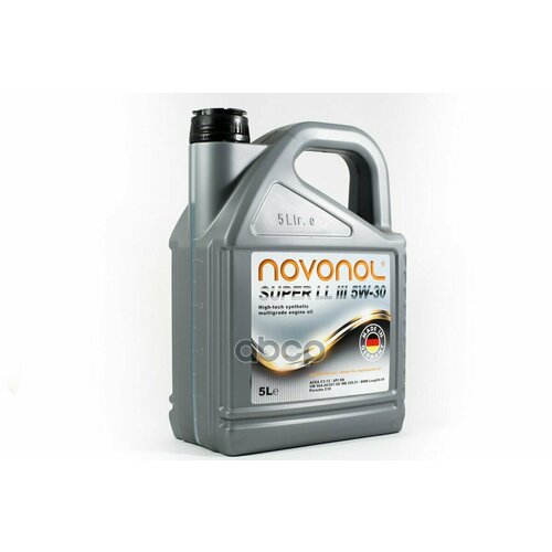 NOVONOL Novonol Масло Моторное Super Longlife Iii 5W-30 5Л C3 Api Sn Bmw Ll-04 Mb 229.5