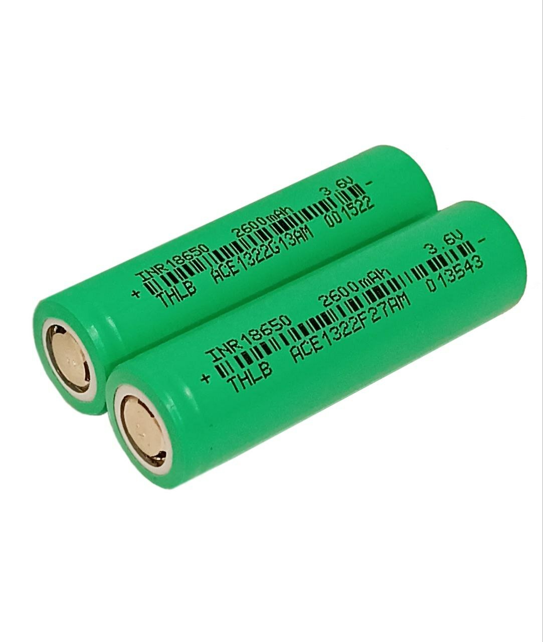 Аккумуляторы THLB INR 18650 Li-ion высокотоковые, емкость 2500mAh 3.6V 2шт.