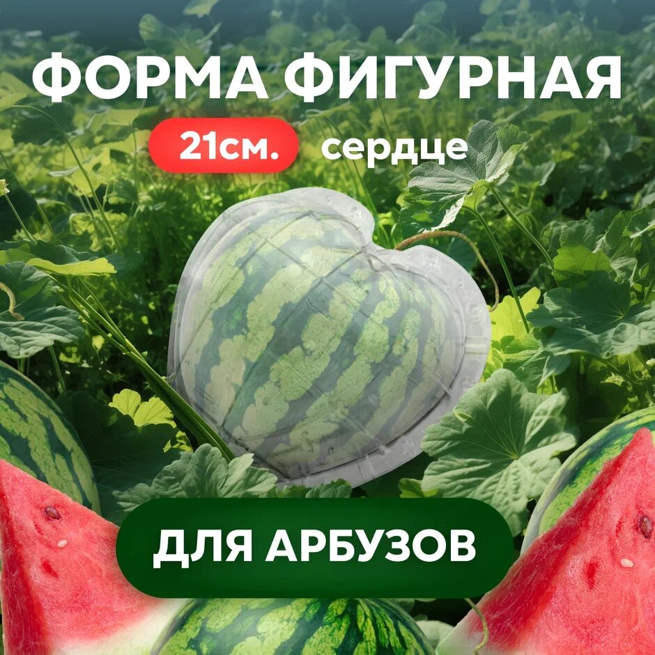 Форма для выращивания фигурных овощей в форме сердца 21см