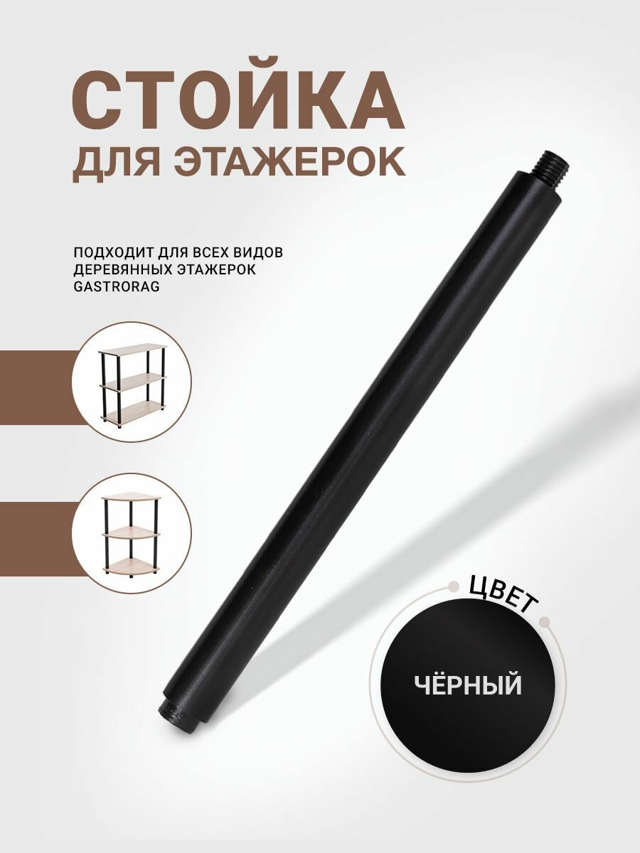Опора мебельная пластиковая Gastrorag GR-PT, ножка для мебели, стойка для стеллажа