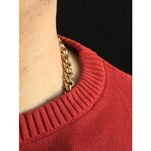 Цепь FJ, длина 65 см, золотистый