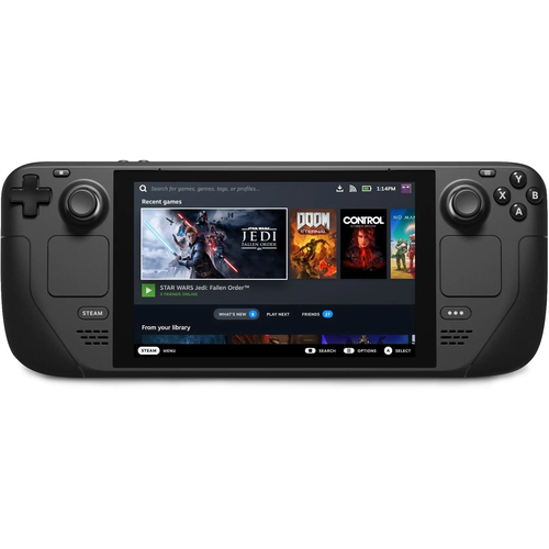 Игровая приставка Valve Steam Deck LCD 512 ГБ SSD без игр черный 64994₽