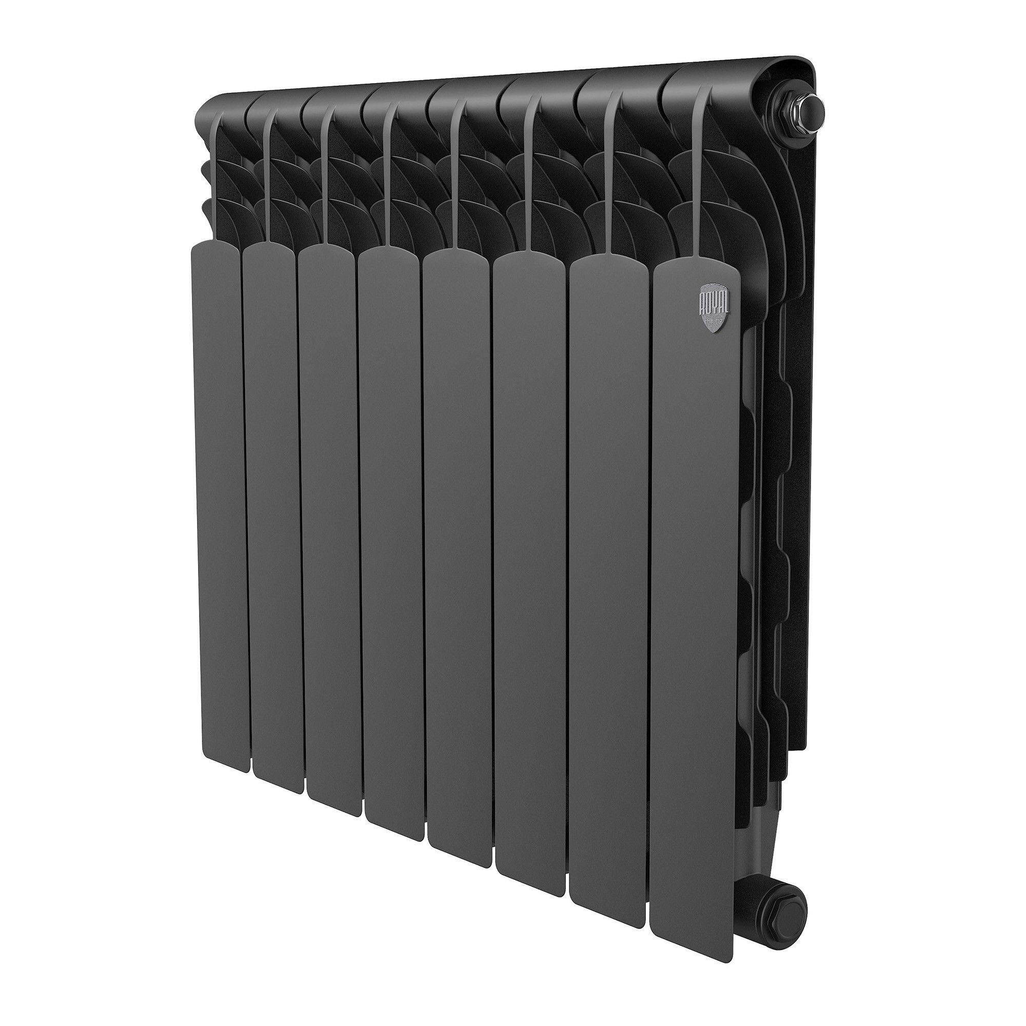 Радиатор Royal Thermo Revolution Bimetall 500 2.0/Noir Sable 8 секц.