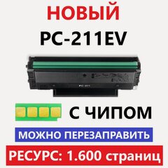 Изображение товара Картридж PC-211EV для Pantum P2200 P2207 P2500W P2516 M6500 M6500W M6507 M6507W M6550NW 1.600 страниц - NetProduct