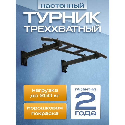 Турник настенный треххватный 