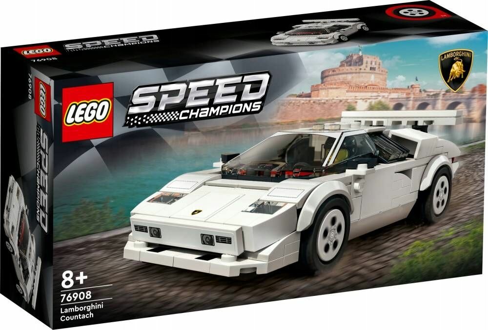 Конструктор LEGO Speed Champions - Автомобиль Lamborghini Countach - Лего Чемпионы Скорости 76908