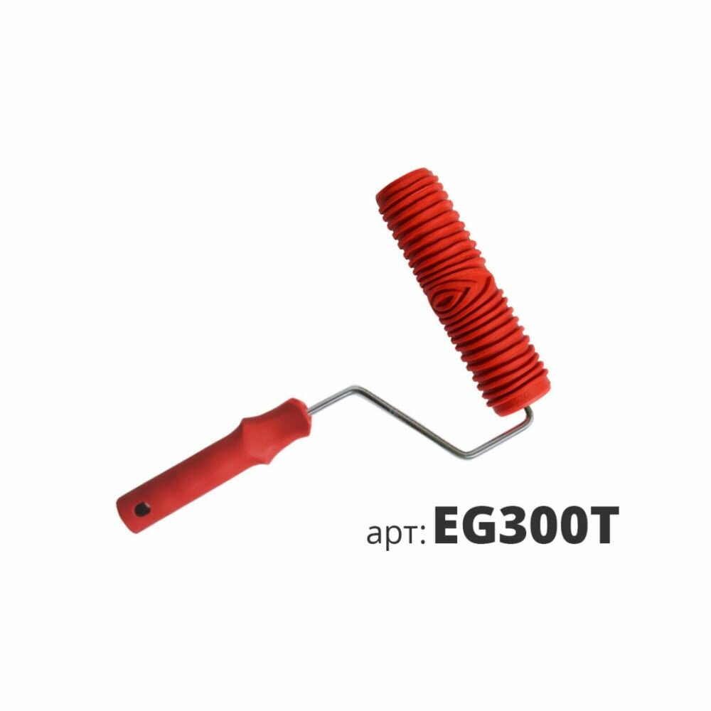 Валик декоративный резиновый жесткий STMDecor EG T (180мм) дерево EG300T