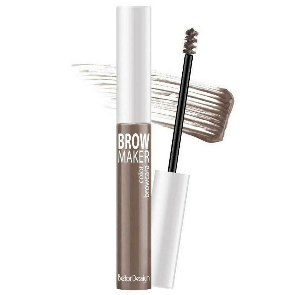 Тушь для бровей BelorDesign Brow Maker тон 13, гелевая текстура, 6 г