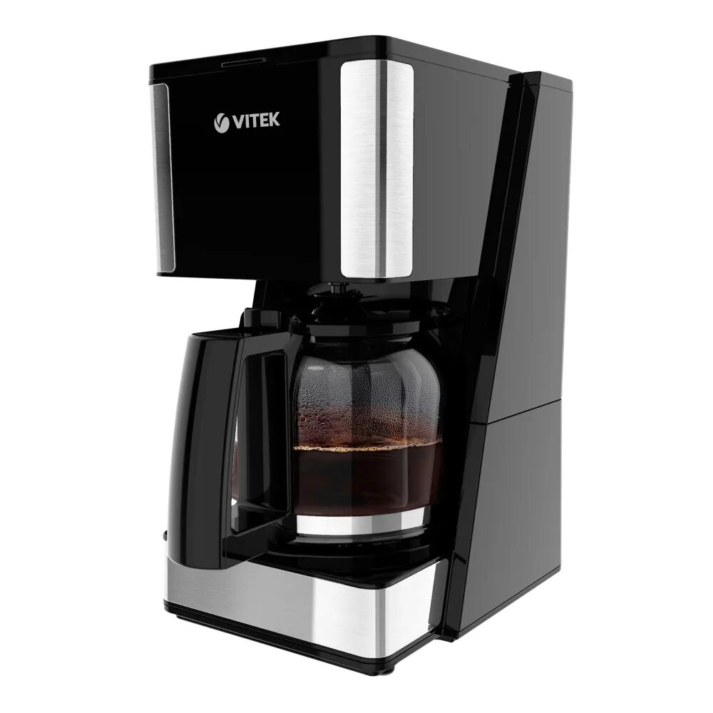 Кофеварка Vitek VT-8384 (MC) мощностью 700 Вт 075 л черный/серебро