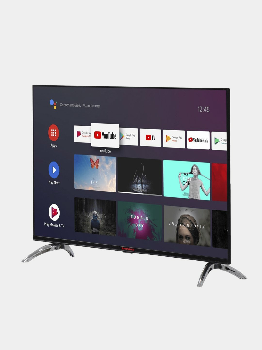 Телевизор Smart Shivaki US32H3203 32 Android, пульт с голосовым поиском — фото 1