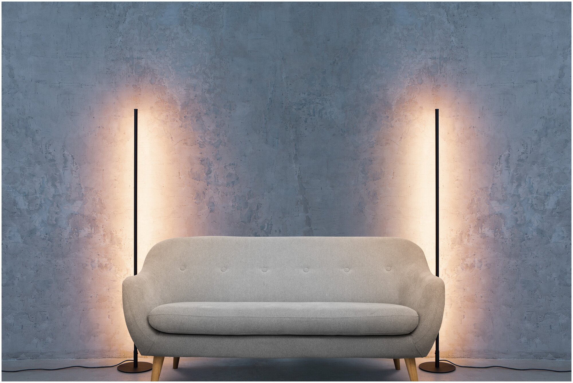 Напольные Лампы И Торшеры Xiaomi Торшер напольный светодиодный Attrarre Белый 145 см диммируемый с пультом ДУ Newlamp