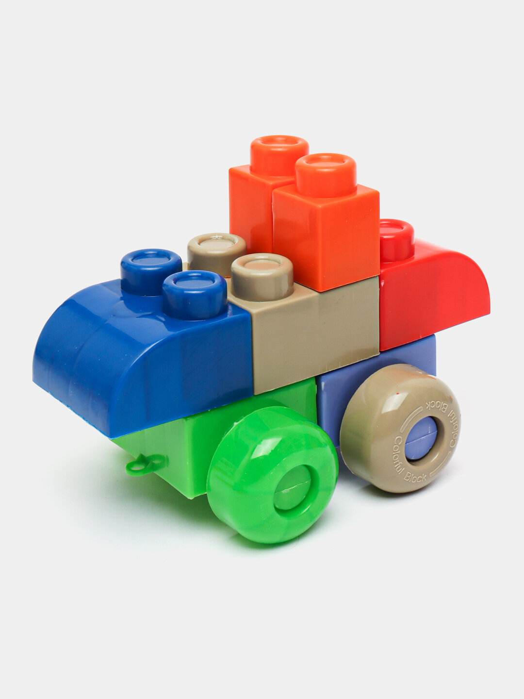 Лего, конструктор, игрушки для детей, с ведром, развивающий, прочный 79 штук — фото 1