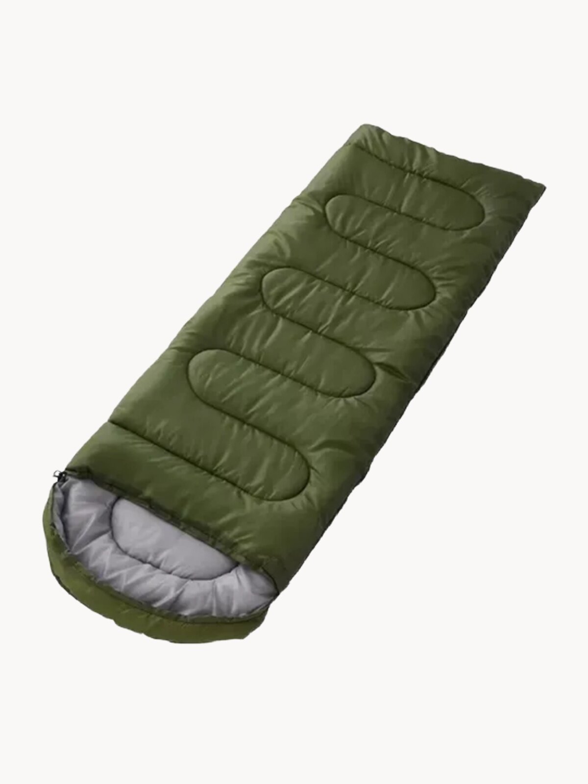 Спальный мешок туристический 210 см , олива