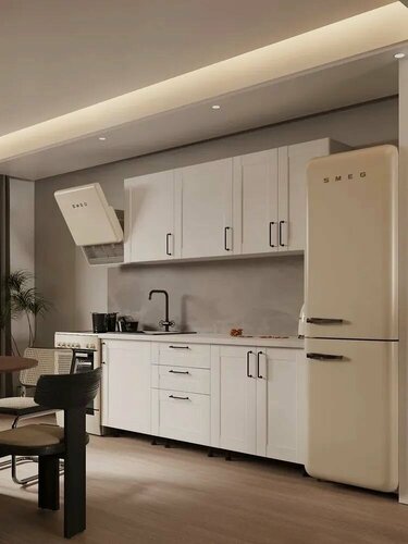 Изображение товара Кухонный гарнитур Аризона МДФ 2м белый со столешницей