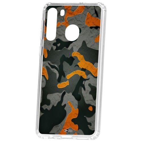 фото Чехол-накладка samsung galaxy a21 kruche print камуфляж
