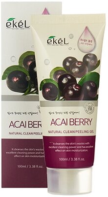 EKEL Natural Clean Peeling Gel Acai Berry Пилинг-скатка с экстрактом ягод асаи 100мл